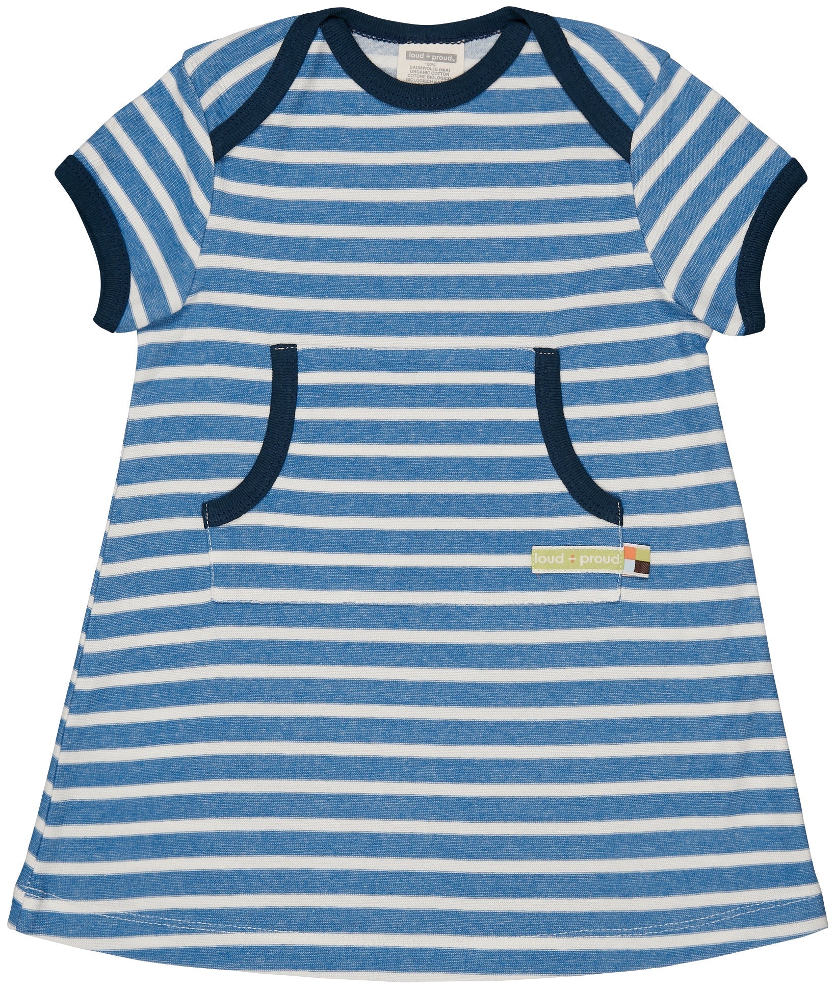  - Kleid Ringel - loud + proud - 6028-cob-74/80