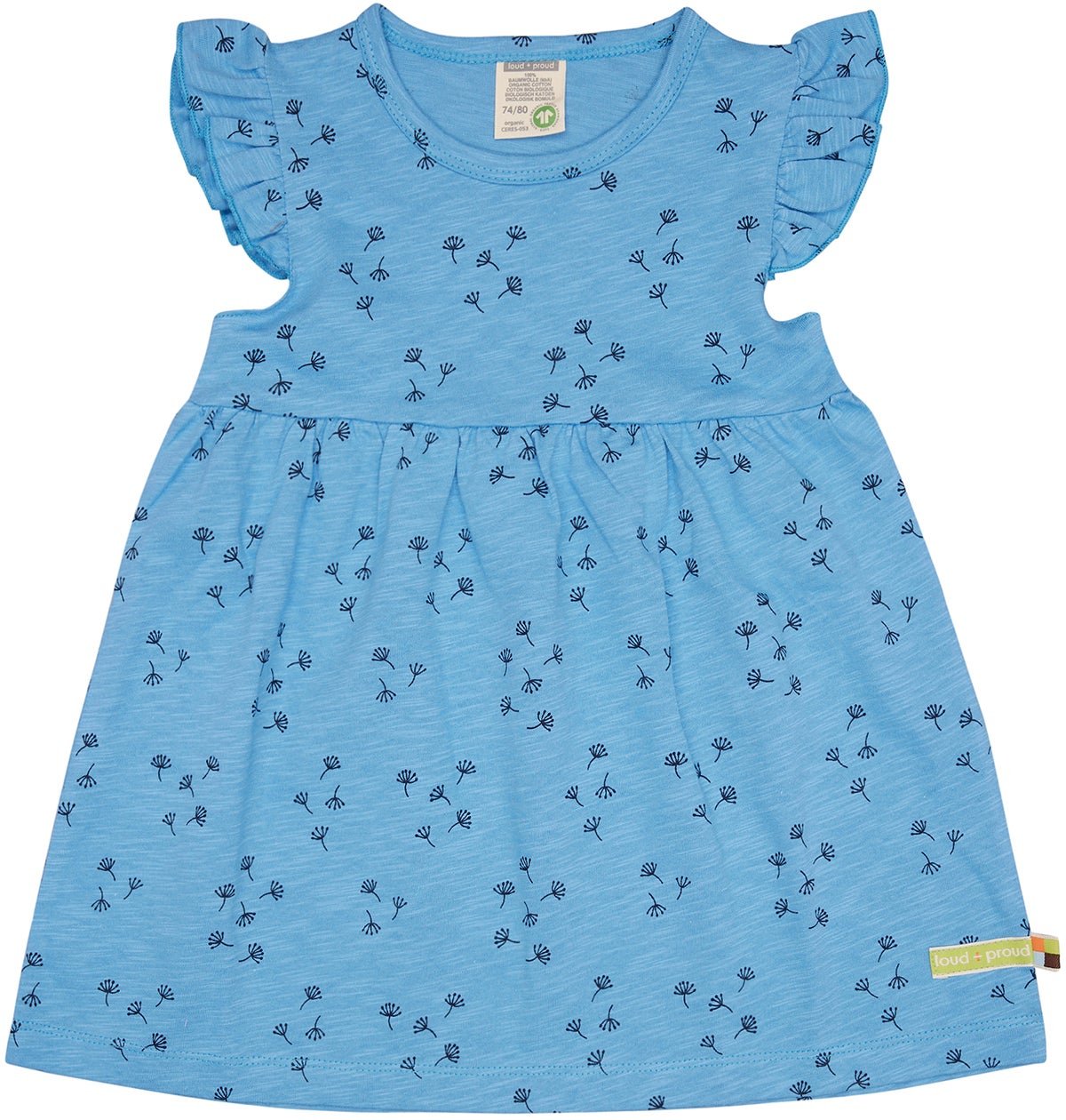 Kleid Slub Jersey - loud + proud - 6079 - bas - 74/80