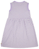 Kleid Streifen mit Leinen - loud + proud - 6080K - lil - 134/140