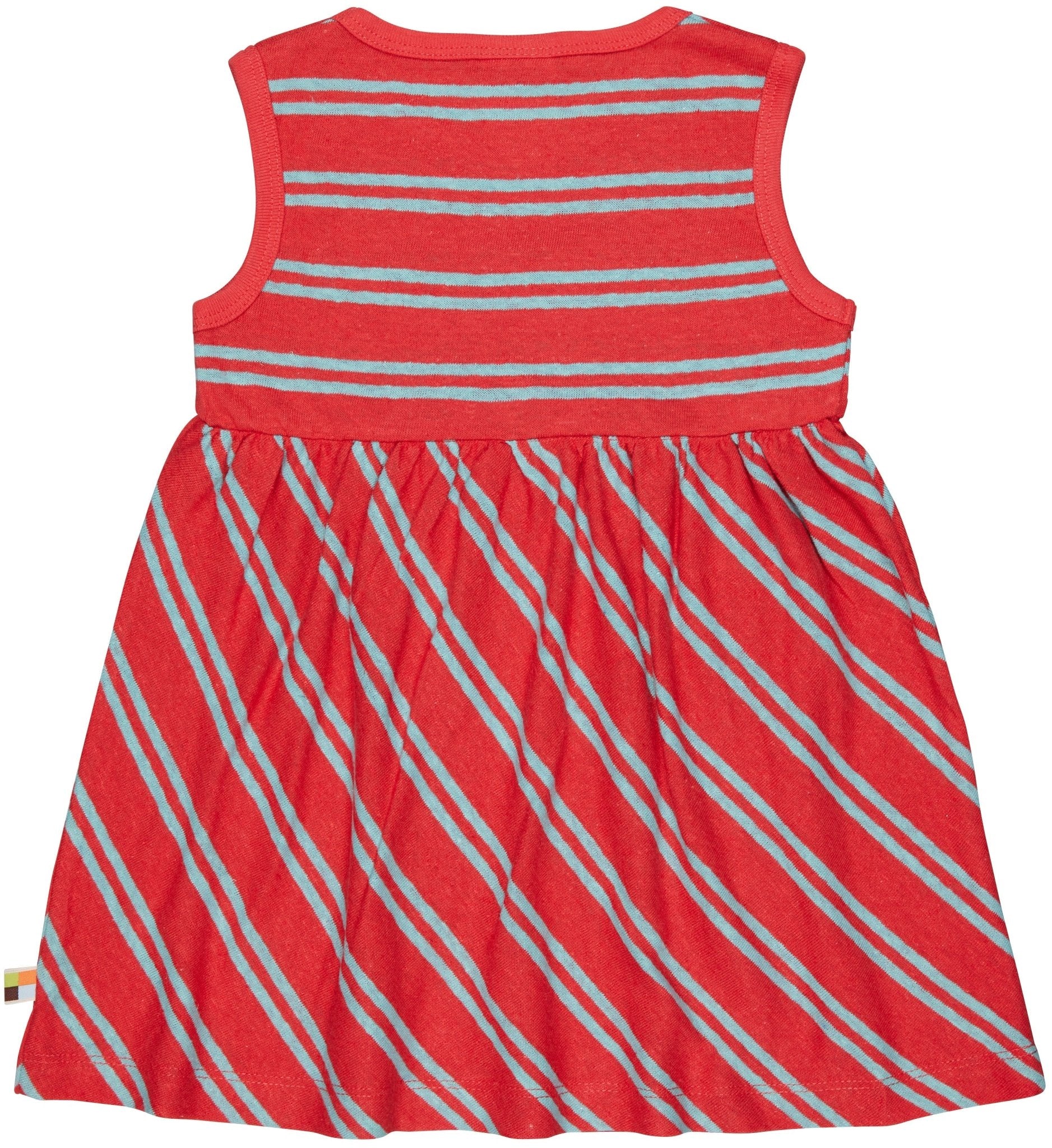  - Kleid Streifen mit Leinen - loud + proud - 6043-chi-74/80