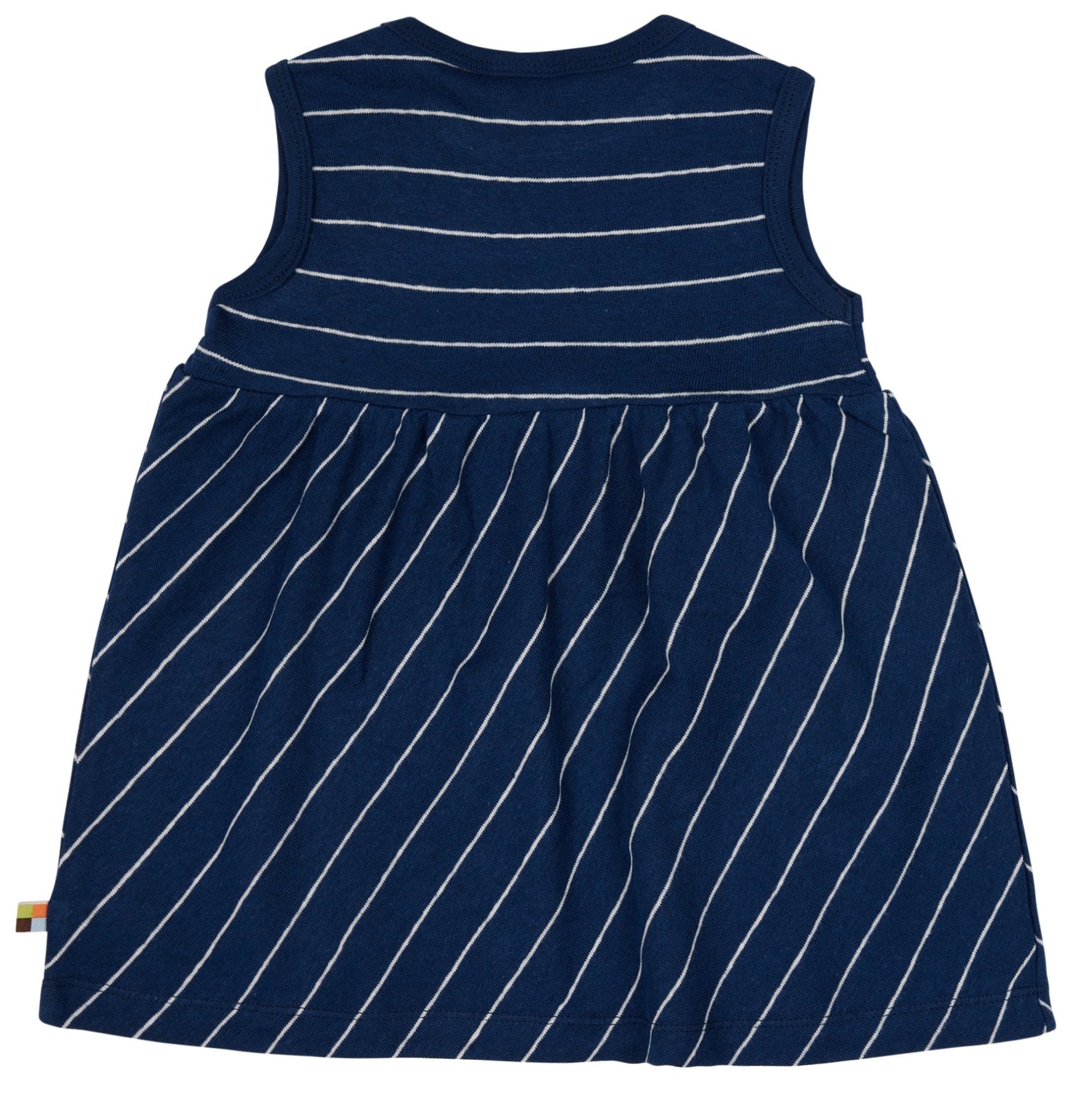 Kleid Streifen mit Leinen - loud + proud - 6066 - ul - 74/80