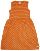 Kleid Streifen mit Leinen - loud + proud - 6066K - car - 134/140