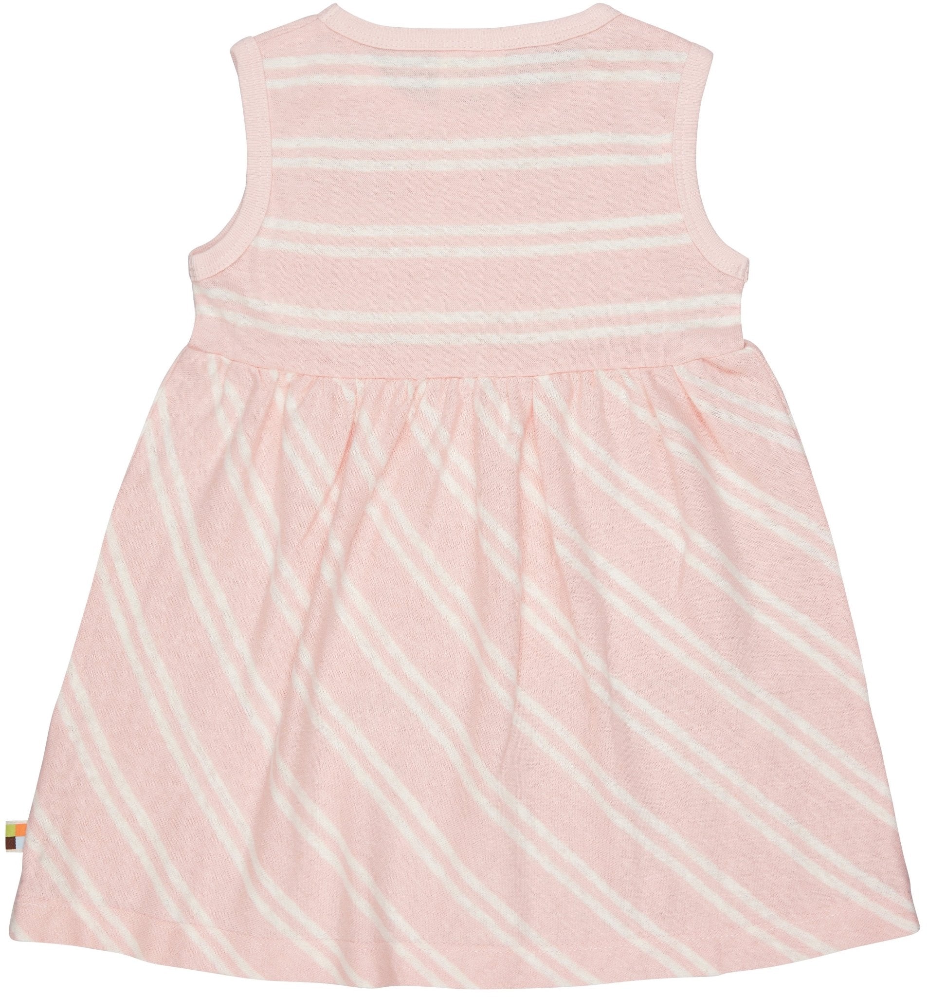  - Kleid Streifen mit Leinen - loud + proud - 6043-rs-74/80