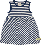 Kleid Streifen mit Leinen - loud + proud - 6080 - ul - 74/80