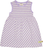 Kleid Streifen mit Leinen - loud + proud - 6080 - lil - 74/80