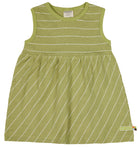 Kleid Streifen mit Leinen - loud + proud - 6066 - avo - 74/80