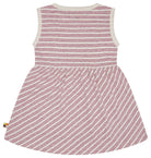 Kleid Streifen mit Leinen - loud + proud - 6090 - rou - 74/80
