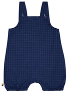 Kurze Latzhose aus feinem Karo - loud + proud - 4183 - ul - 62/68