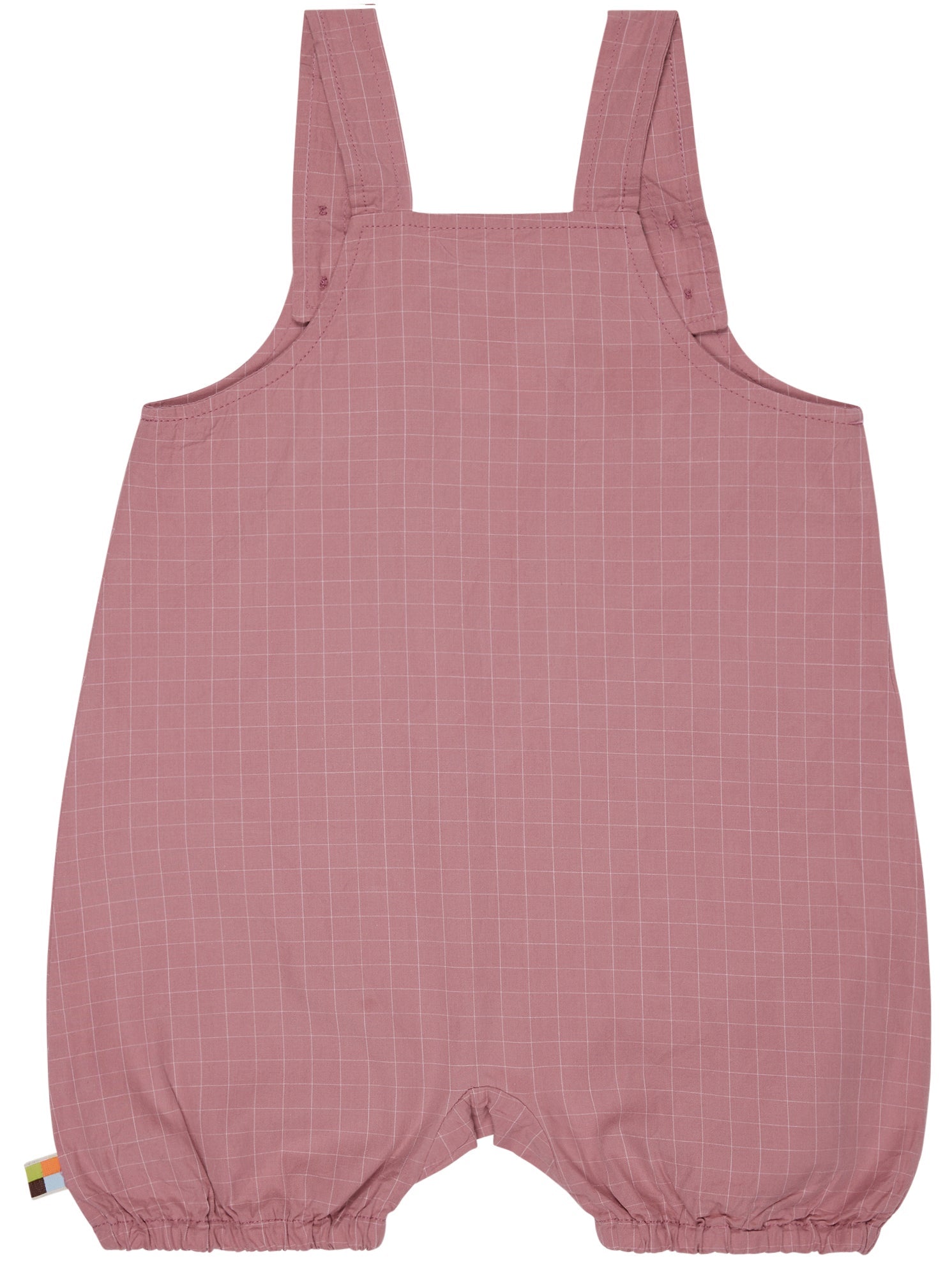 Kurze Latzhose aus feinem Karo - loud + proud - 4183 - ast - 62/68