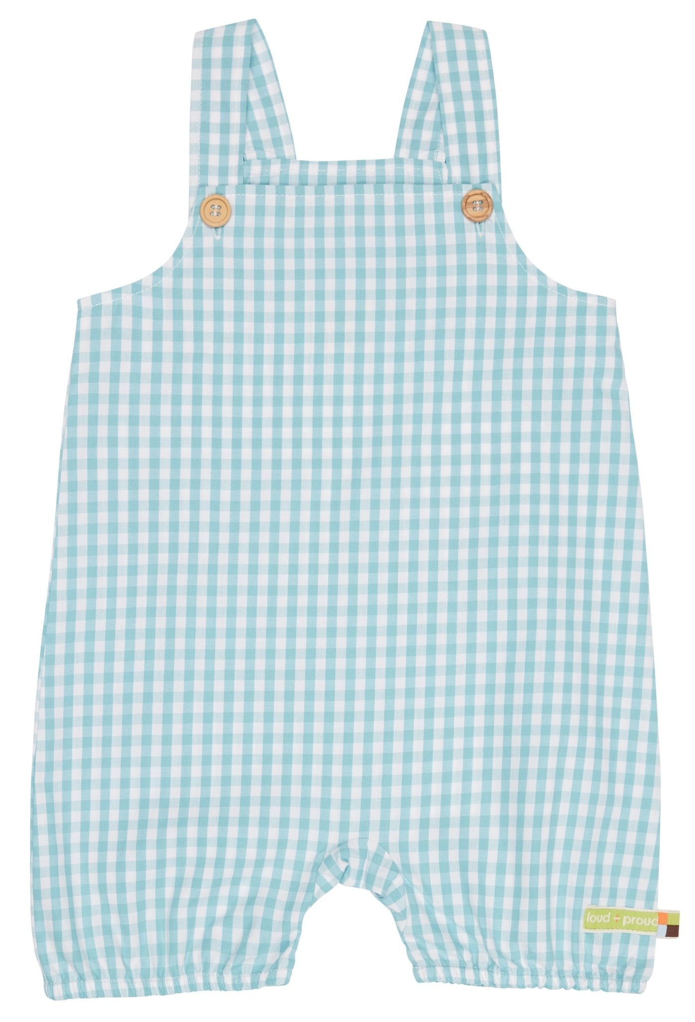  - Kurze Latzhose Vichy - Karo - loud + proud - 4151-lag-62/68