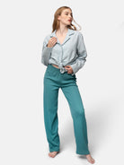 Lässige gerade Hose aus Derby - Rib - loud + proud - G401-top-36