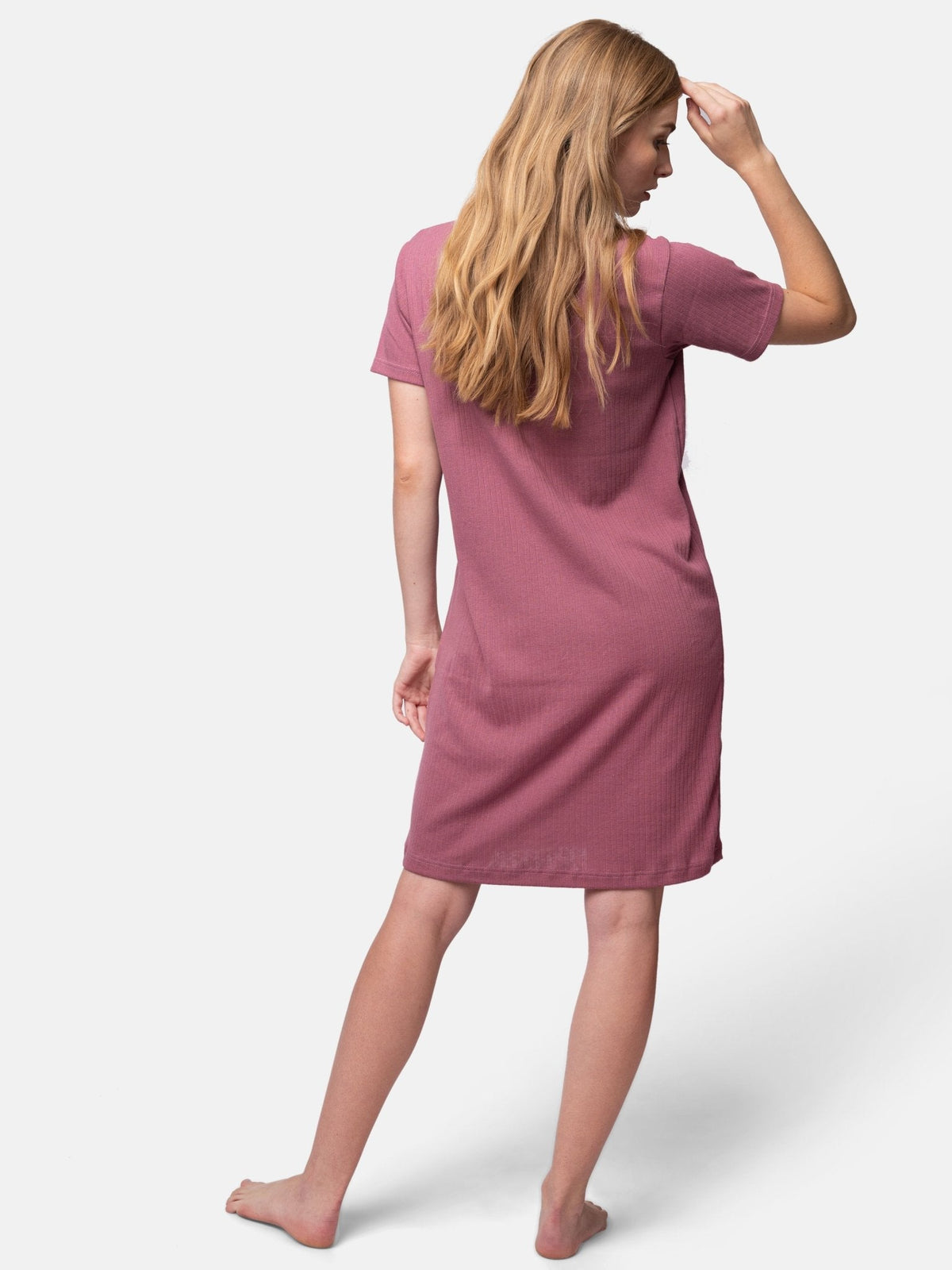 Lässiges Sleepshirt aus Derby - Rib - loud + proud - G600-grp-36