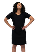 Lässiges Sleepshirt aus Derby - Rib - loud + proud - G600-blk-36