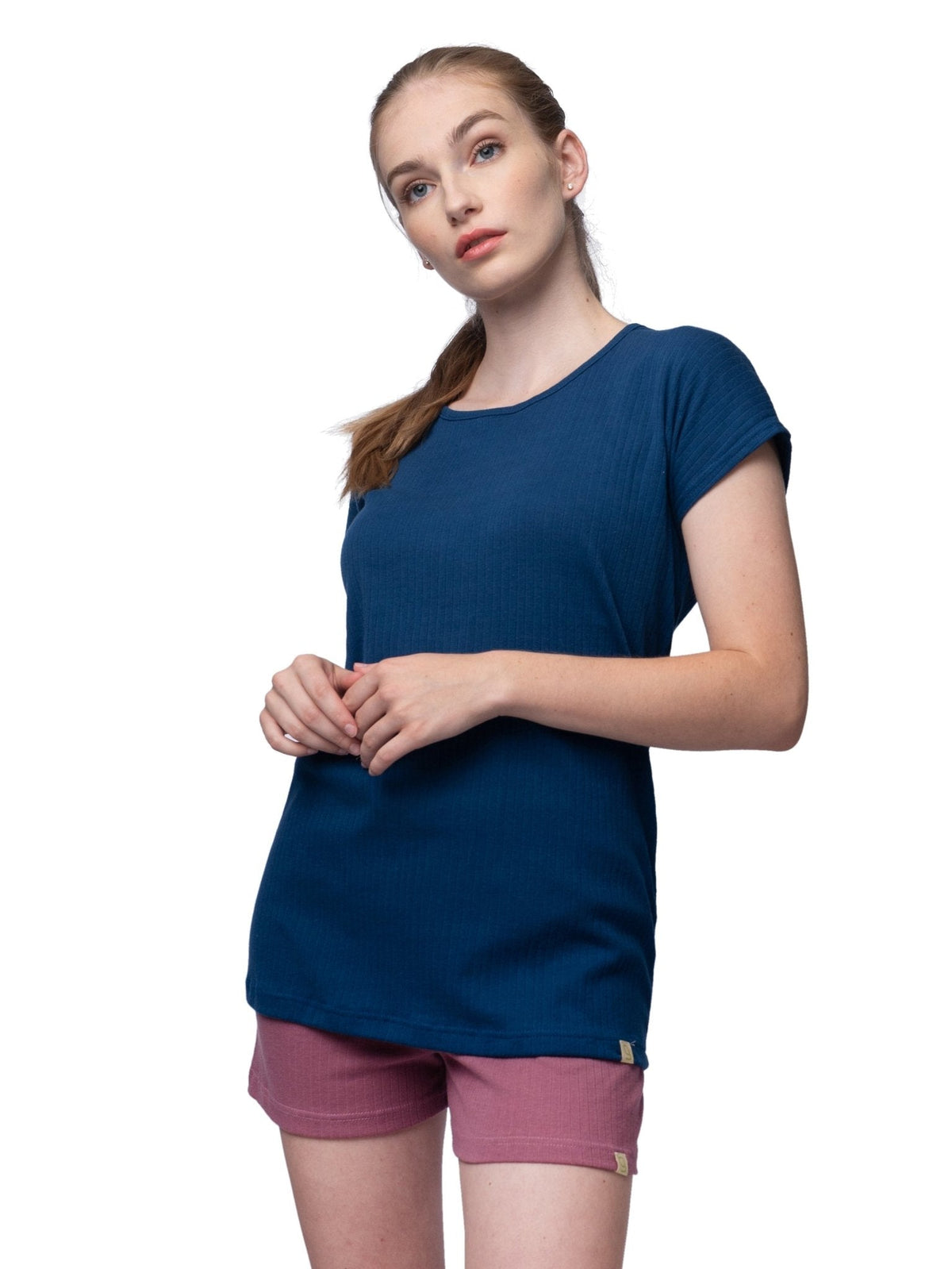 Lässiges T-Shirt aus Derby - Rib - loud + proud - G100-ul-36
