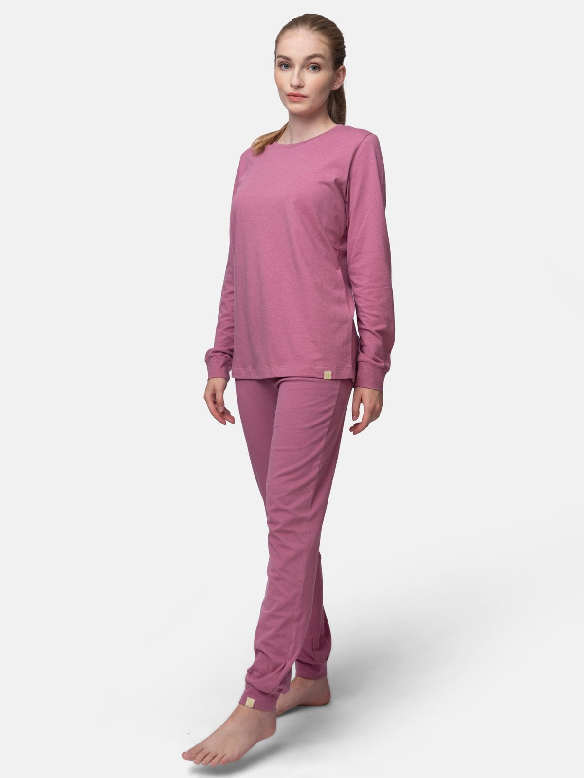 Langarm - Shirt mit Woll - Anteil und Bündchen - loud + proud - G204-grp-36