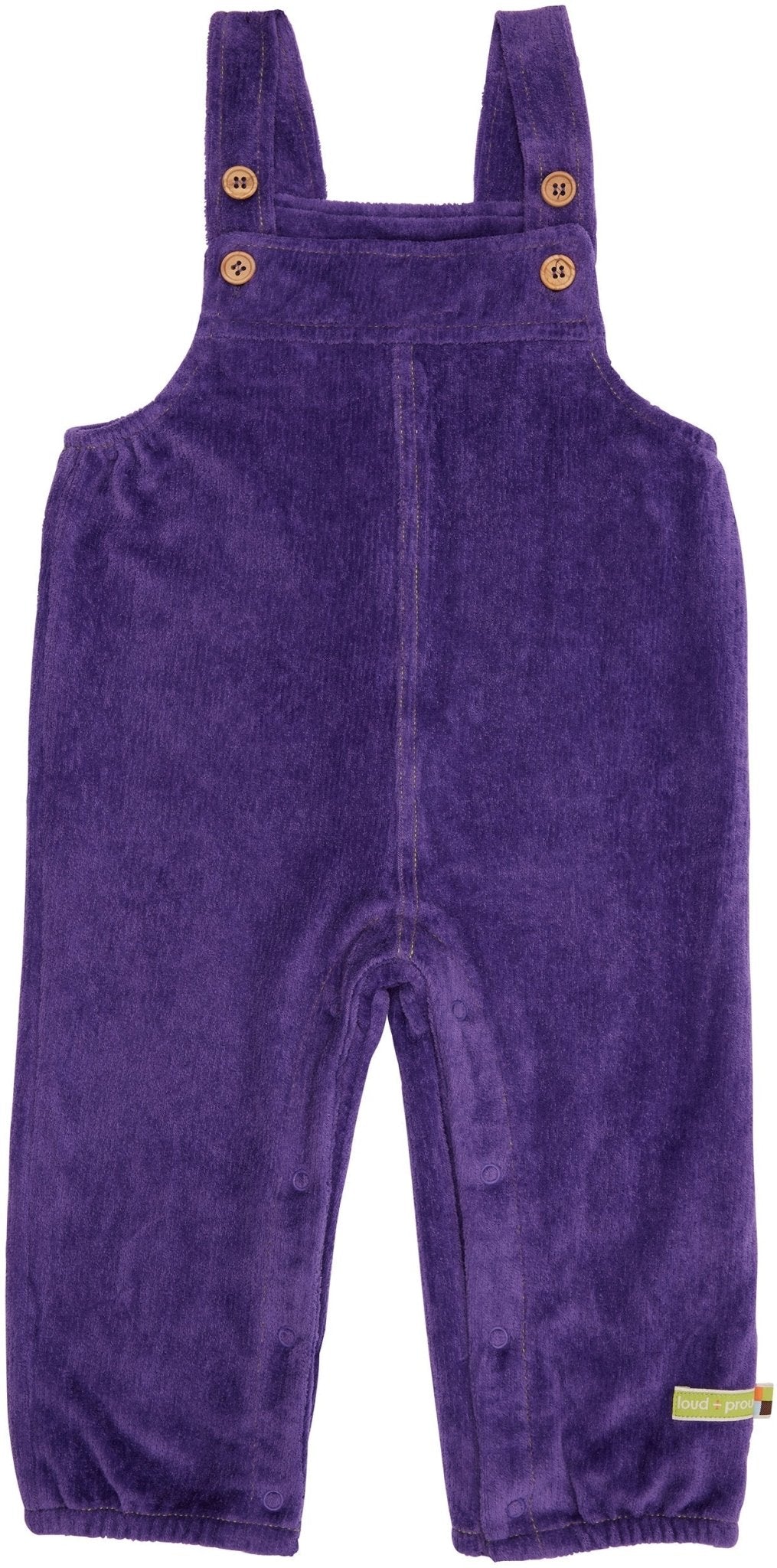  - Latzhose aus elastischem Cord - loud + proud - 4198-vio-62/68