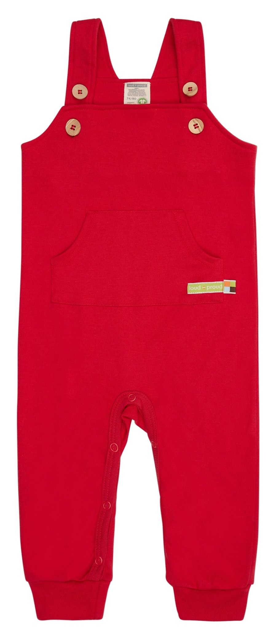 Latzhose aus Interlock - loud + proud - 4186 - to - 50/56