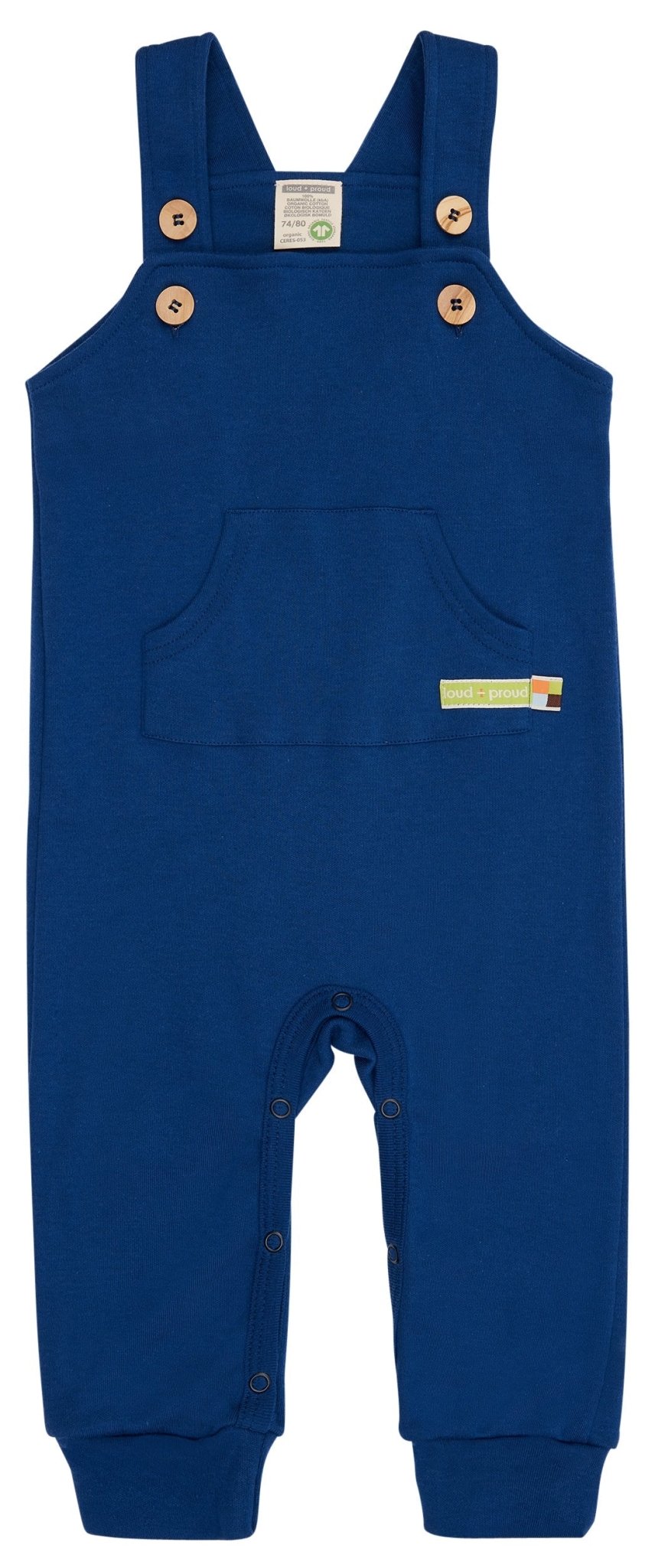 Latzhose aus Interlock - loud + proud - 4186 - ul - 50/56
