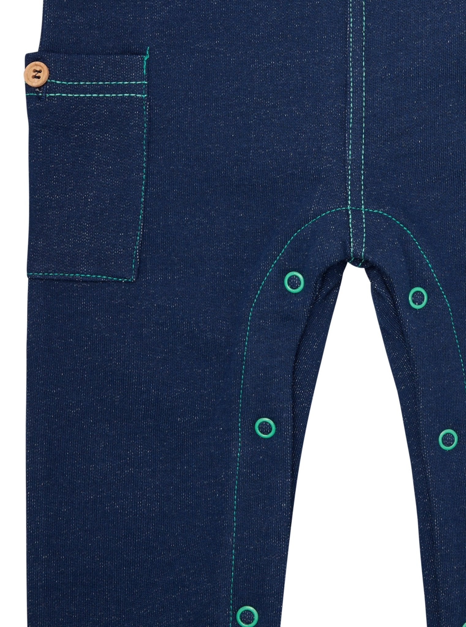 Latzhose in Jeans - Optik - loud + proud - 4219 - ul - 62/68