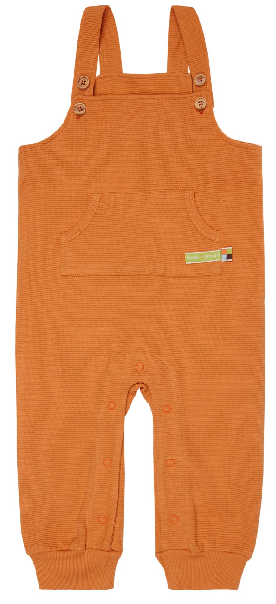 Latzhose Rippenstruktur - loud + proud - 4171-car-62/68