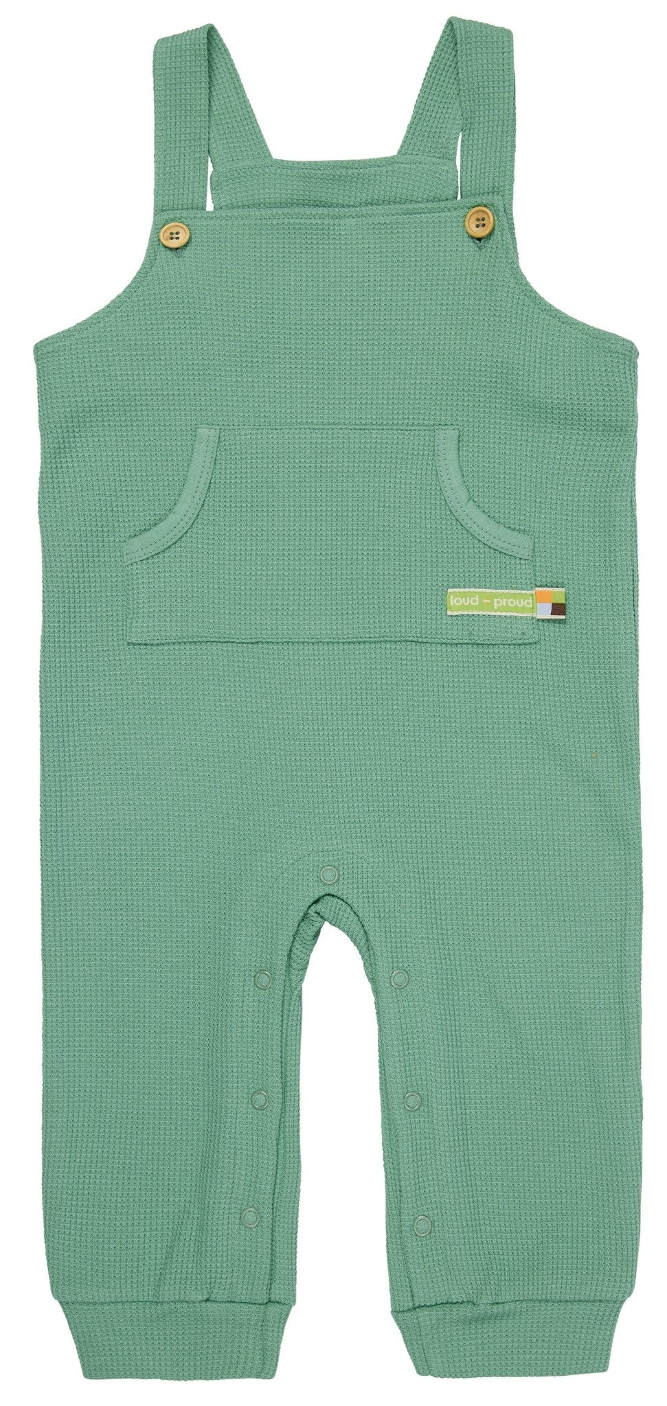  - Latzhose Waffel - loud + proud - 4149-Bamboo-62/68