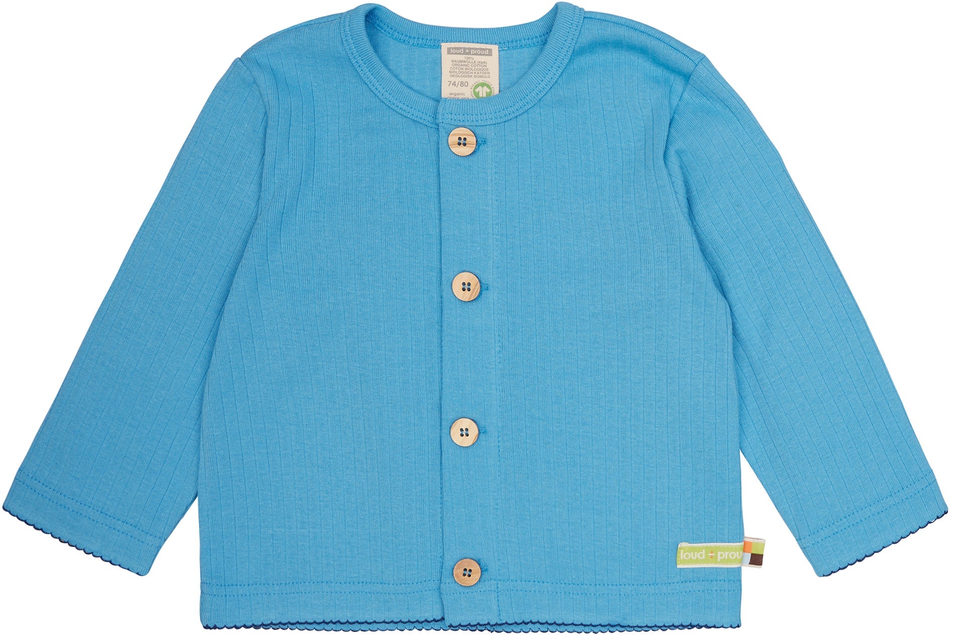 Leichte Jacke aus Derby Rib - loud + proud - 3143 - bas - 74/80