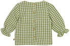 Musselin Bluse mit Karo - loud + proud - 1138 - grs - 62/68