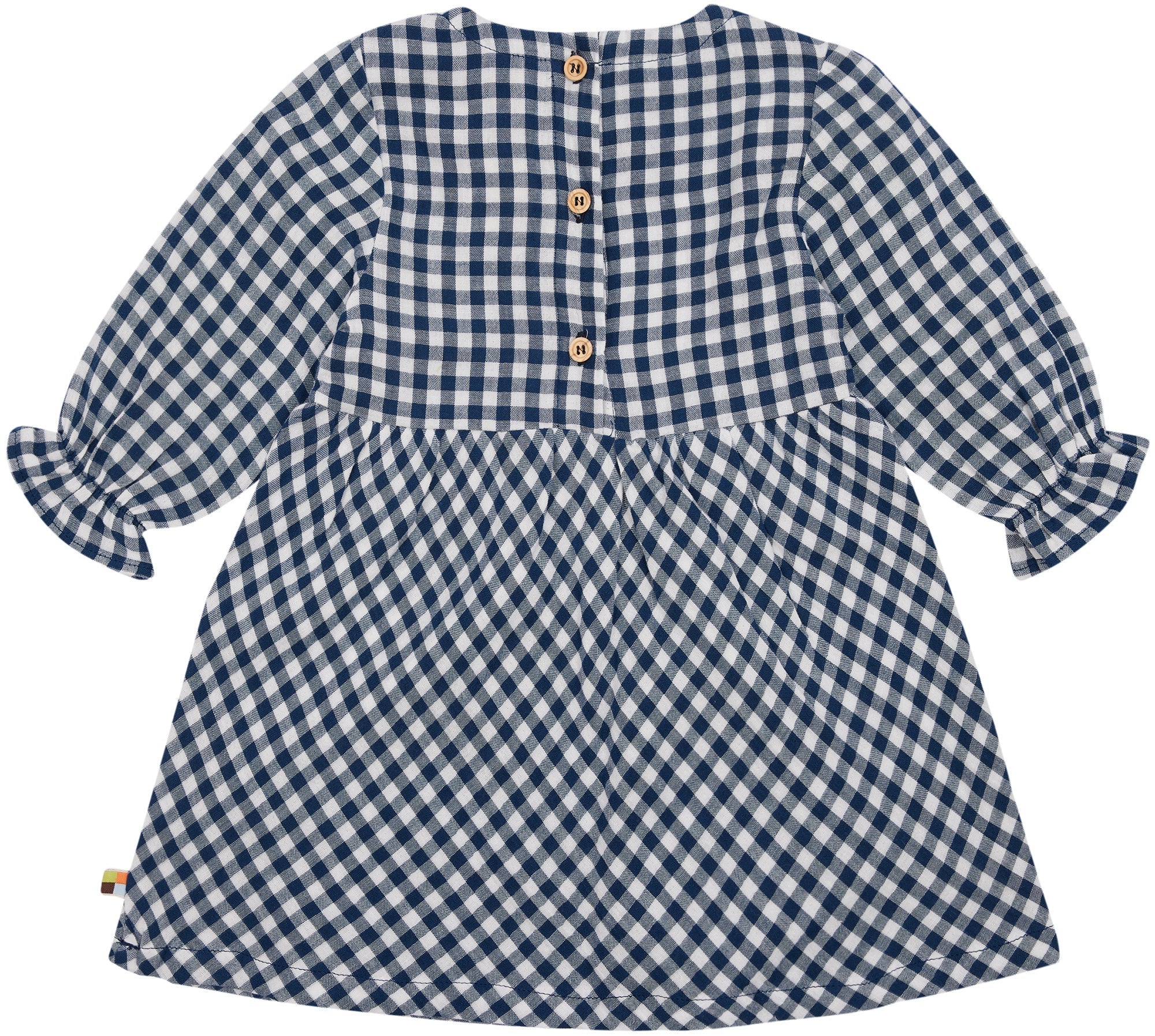  - Musselin Kleid mit Karo - loud + proud - 6077-ul-74/80