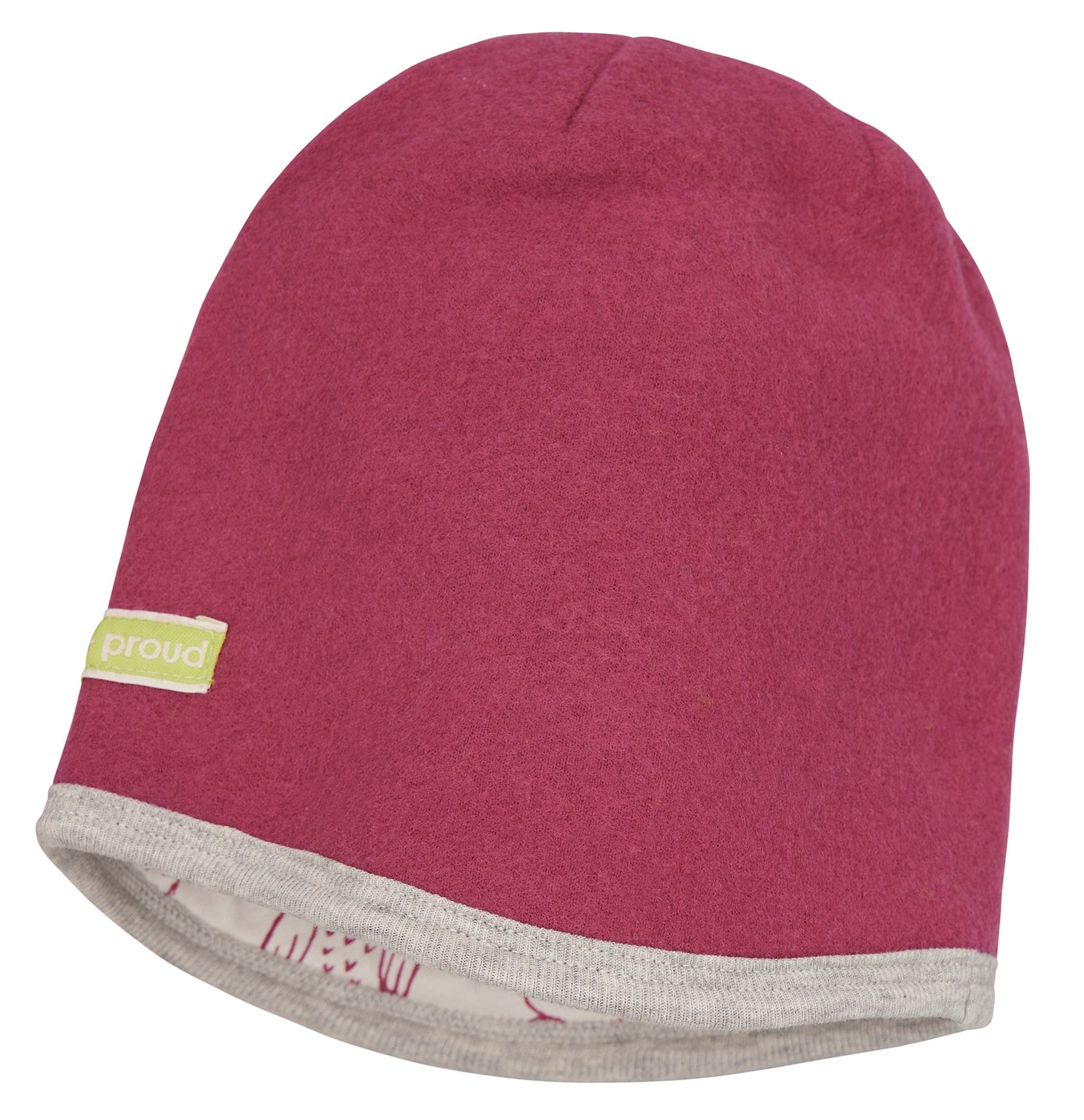 Mütze Wollfleece - loud + proud - 7176 - rou - 62/68