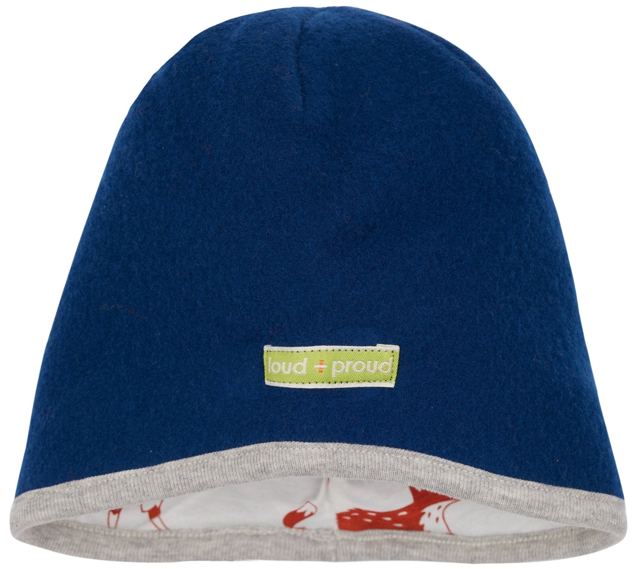 Mütze Wollfleece aus Bio - Wolle - loud + proud - 7158 - ul - 62/68