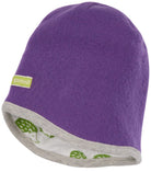 Mütze Wollfleece aus Bio - Wolle - loud + proud - 7158 - vio - 62/68