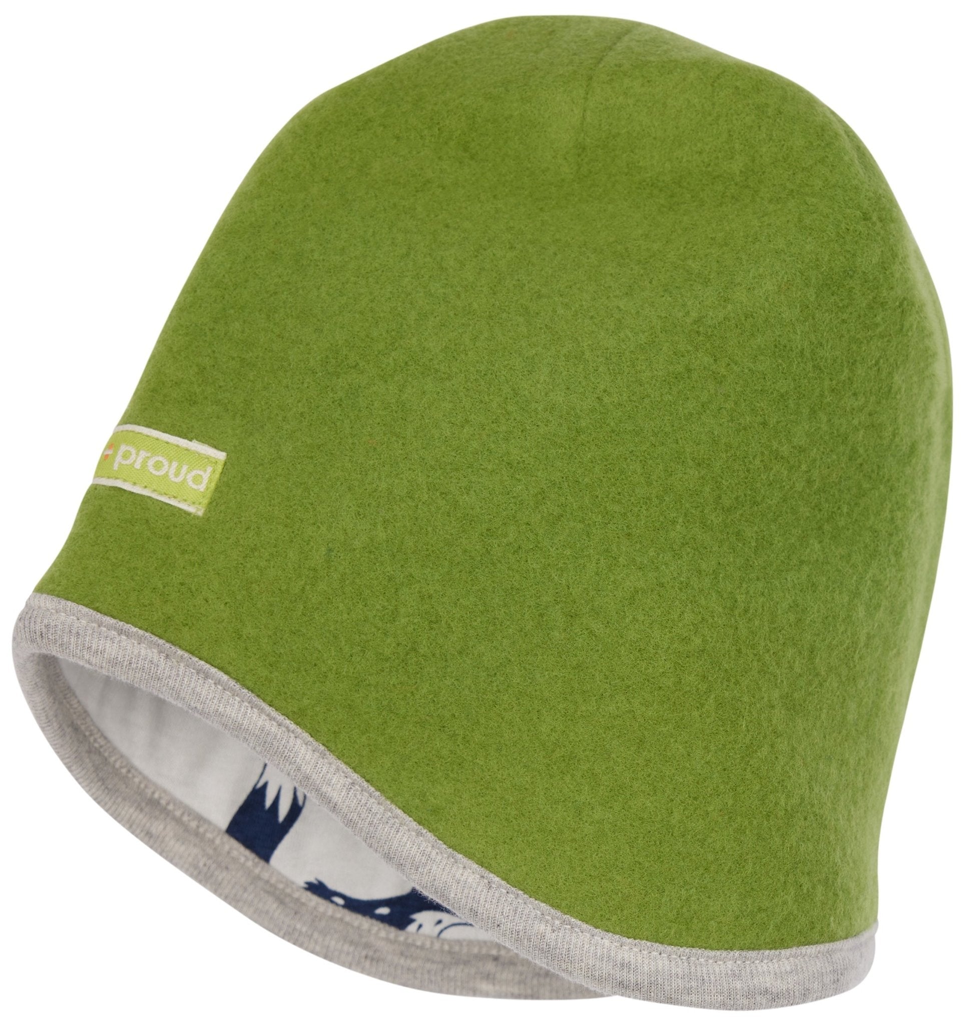 Mütze Wollfleece aus Bio - Wolle - loud + proud - 7158 - grs - 62/68