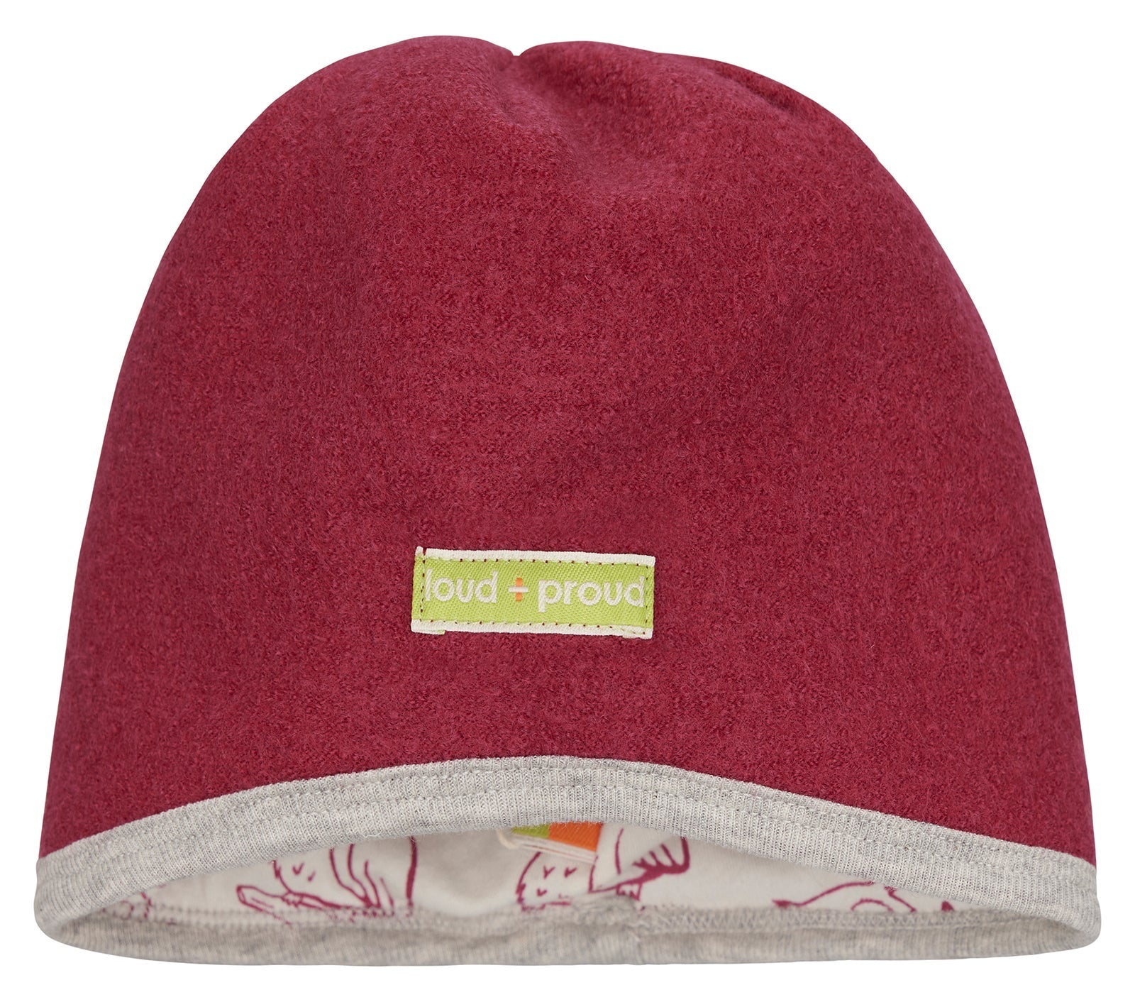 Mütze Wollwalk - loud + proud - 7182 - rou - 62/68