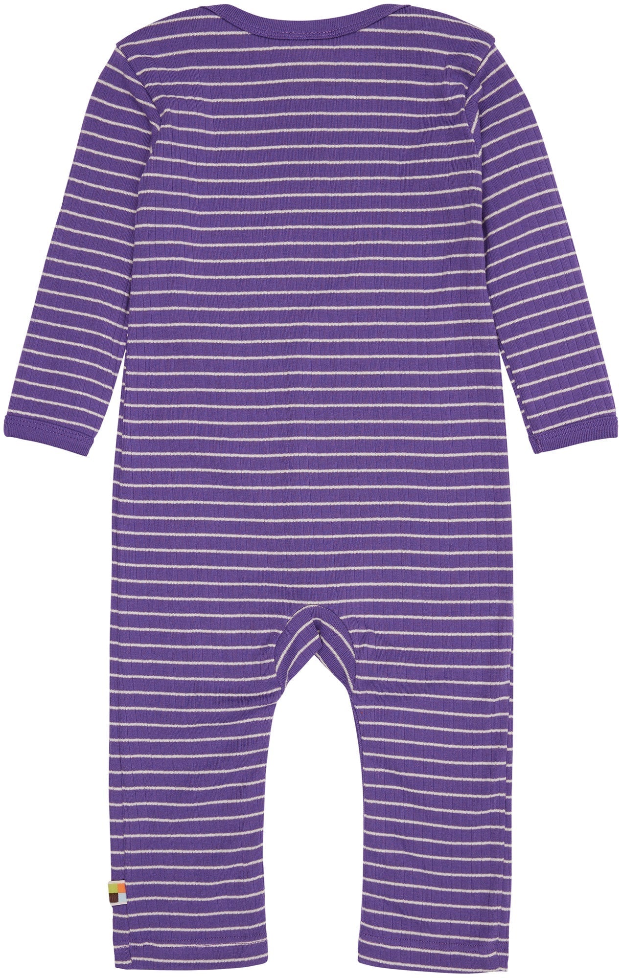 Overall langarm gestreift mit Rippe - loud + proud - 5133 - vio - 50/56