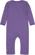 Overall langarm gestreift mit Rippe - loud + proud - 5133 - vio - 50/56