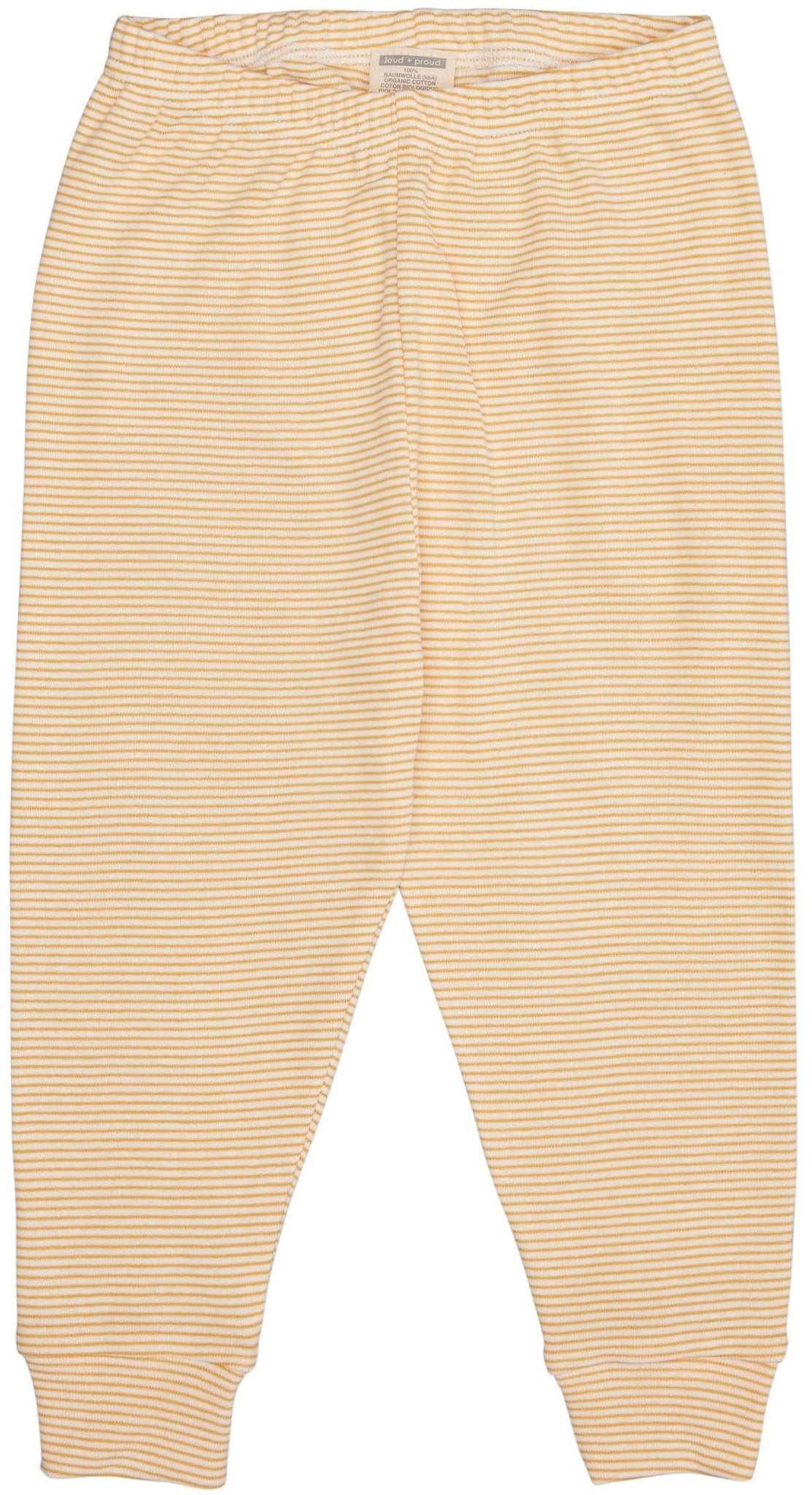 Schlafanzug Streifen aus Feinripp - loud + proud - 2104 - cu - 86/92