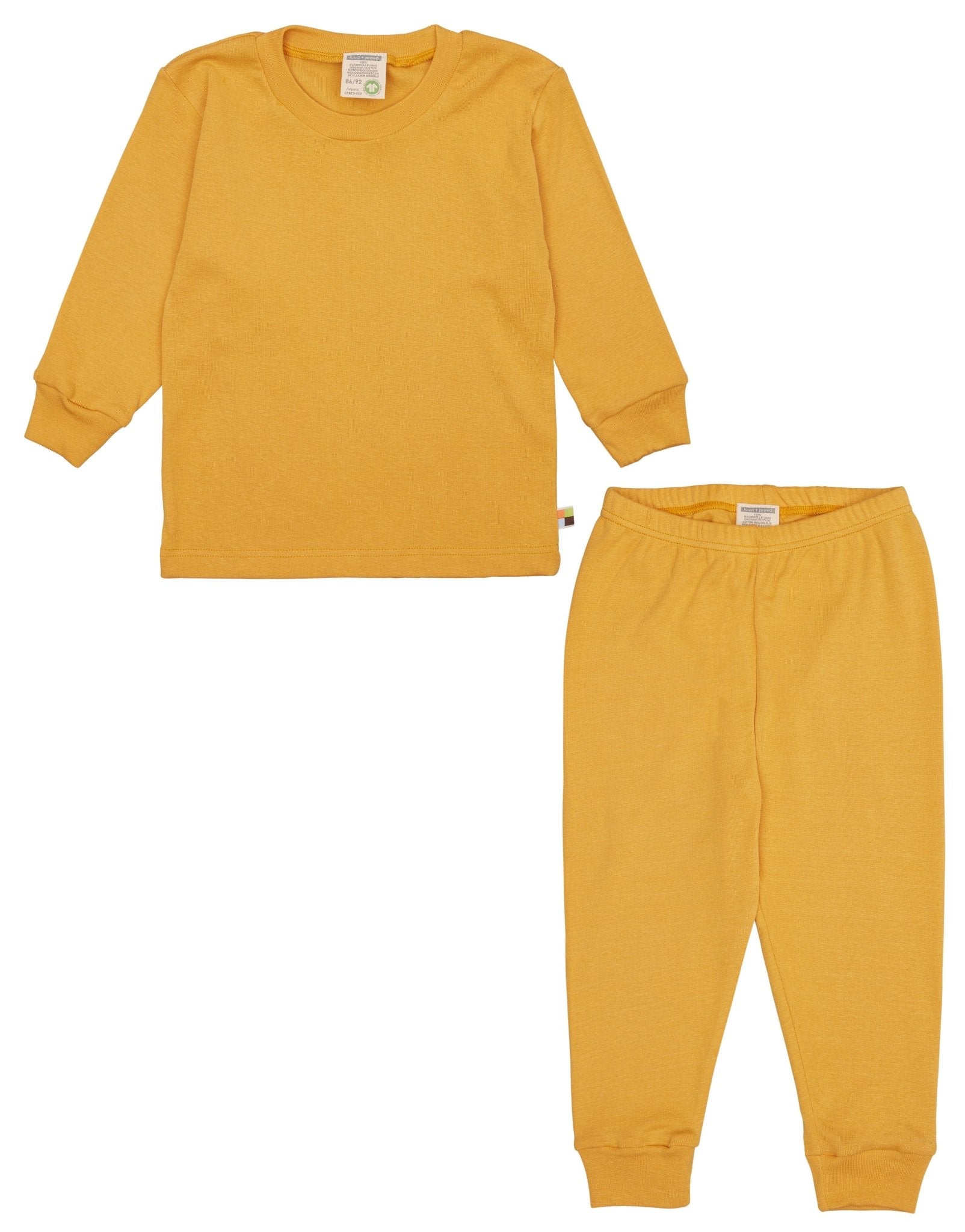 Pajamas plain made fine rib