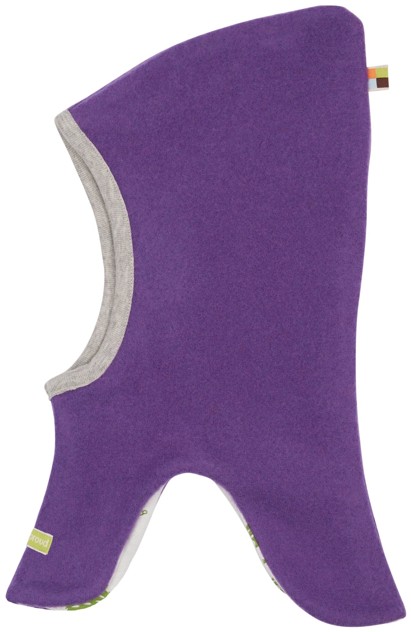 Schlupfütze Wollfleece aus Bio - Wolle - loud + proud - 7159 - vio - 62/68