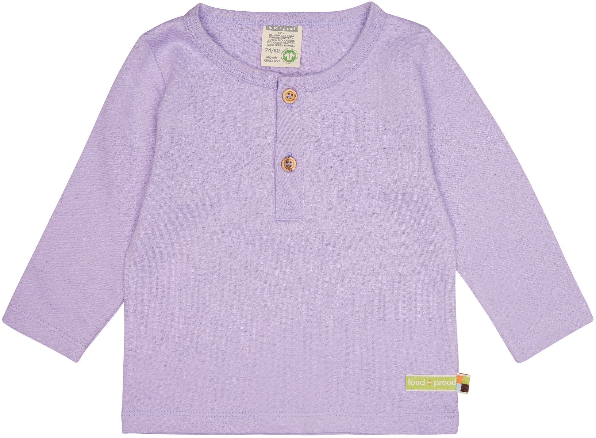 Shirt aus Musseline Jersey - loud + proud - 1149 - lil - 62/68