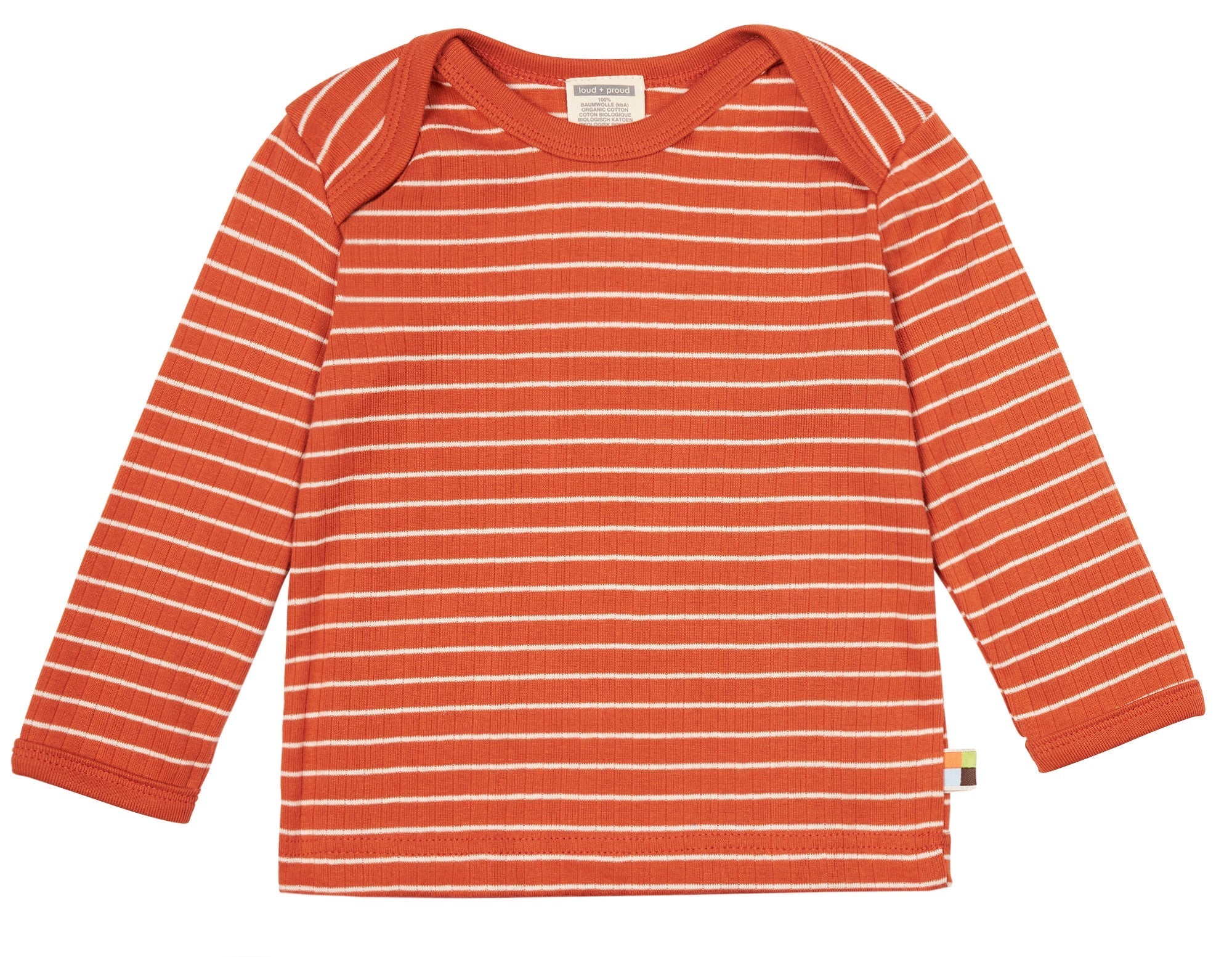  - Shirt Derby Rib - loud + proud - 1109-Cinnamon-62/68