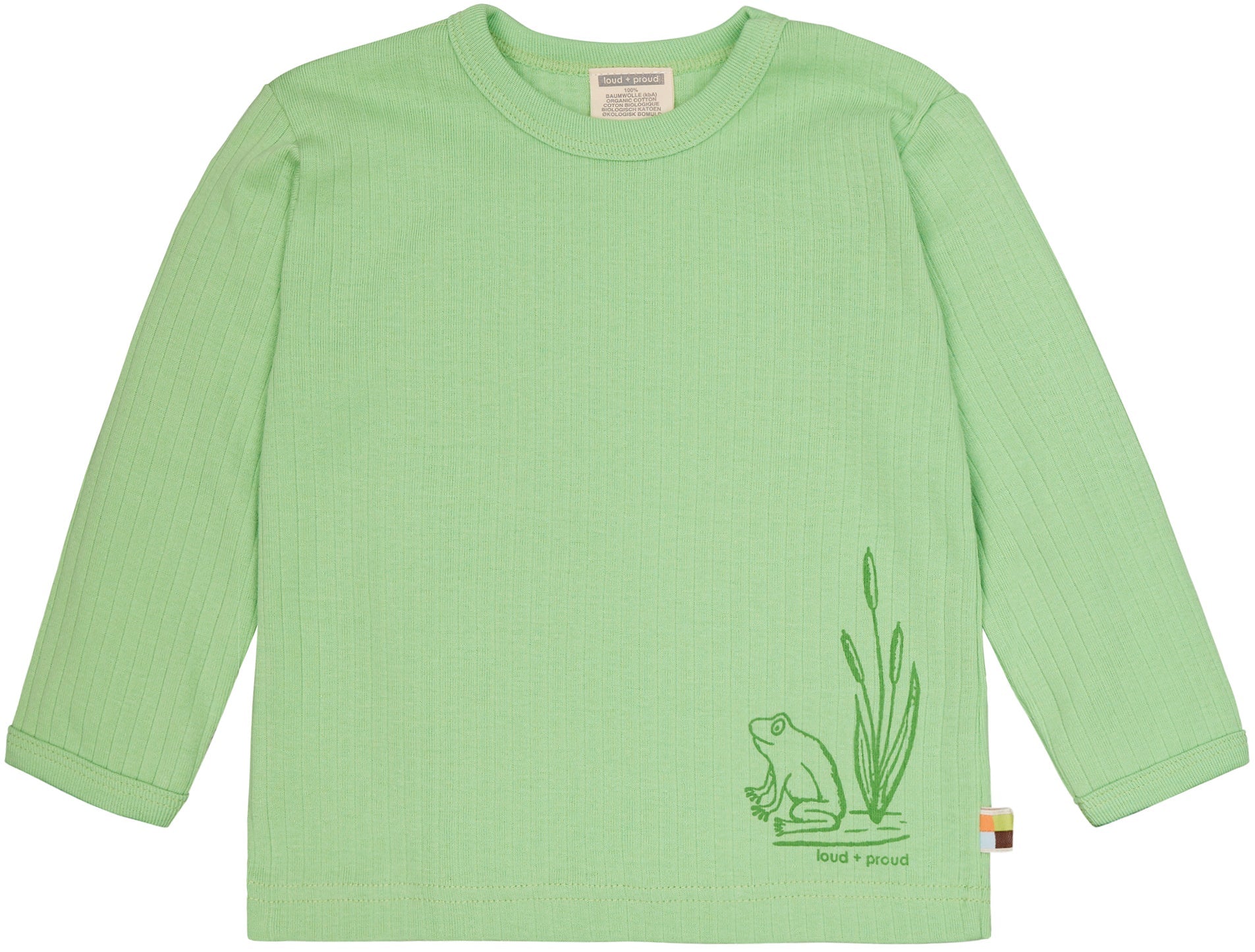 Shirt Derby Rib mit Druck - loud + proud - 1151 - op - 62/68