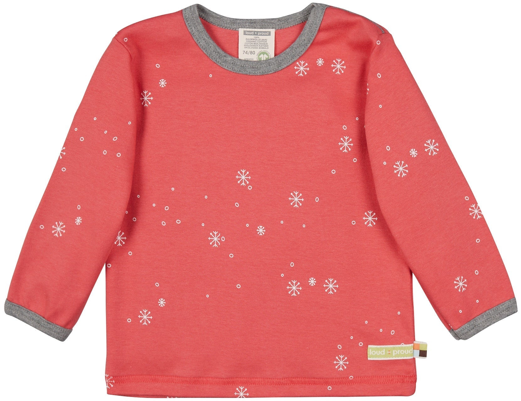  - Shirt Druck - loud + proud - 1056-mel-62/68