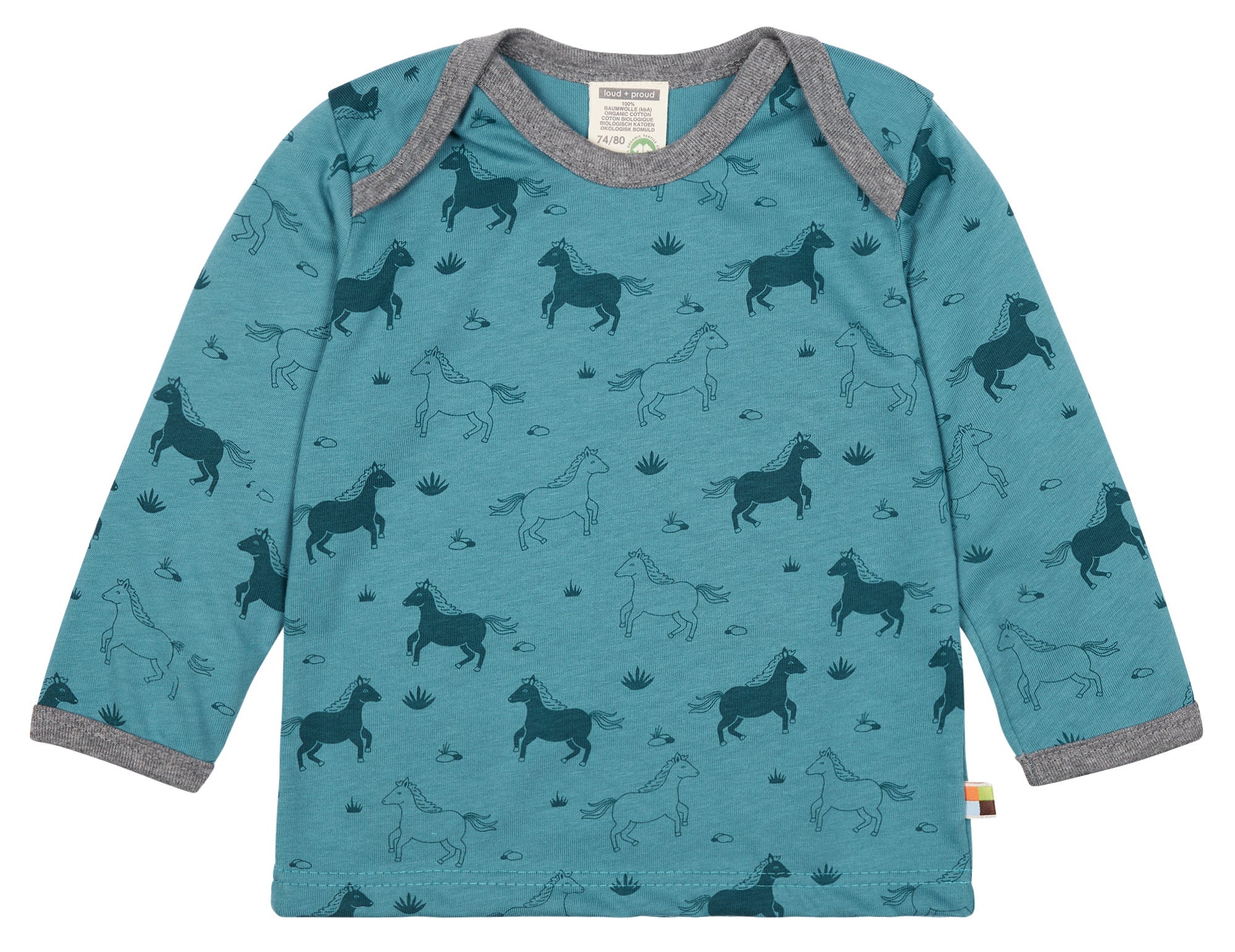 Shirt Druck - loud + proud - 1110-top-62/68