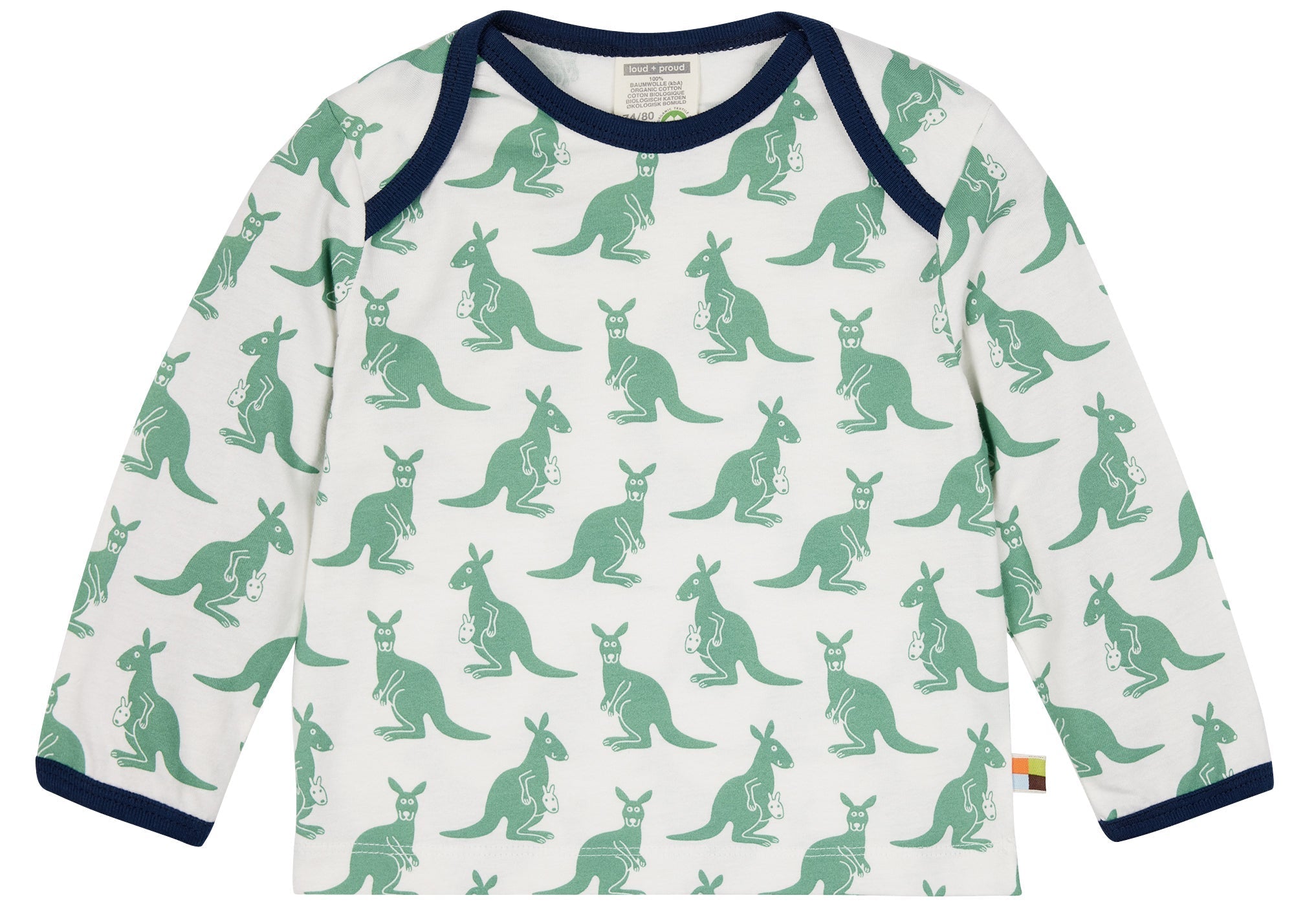  - Shirt Druck - loud + proud - 1087-Bamboo-62/68