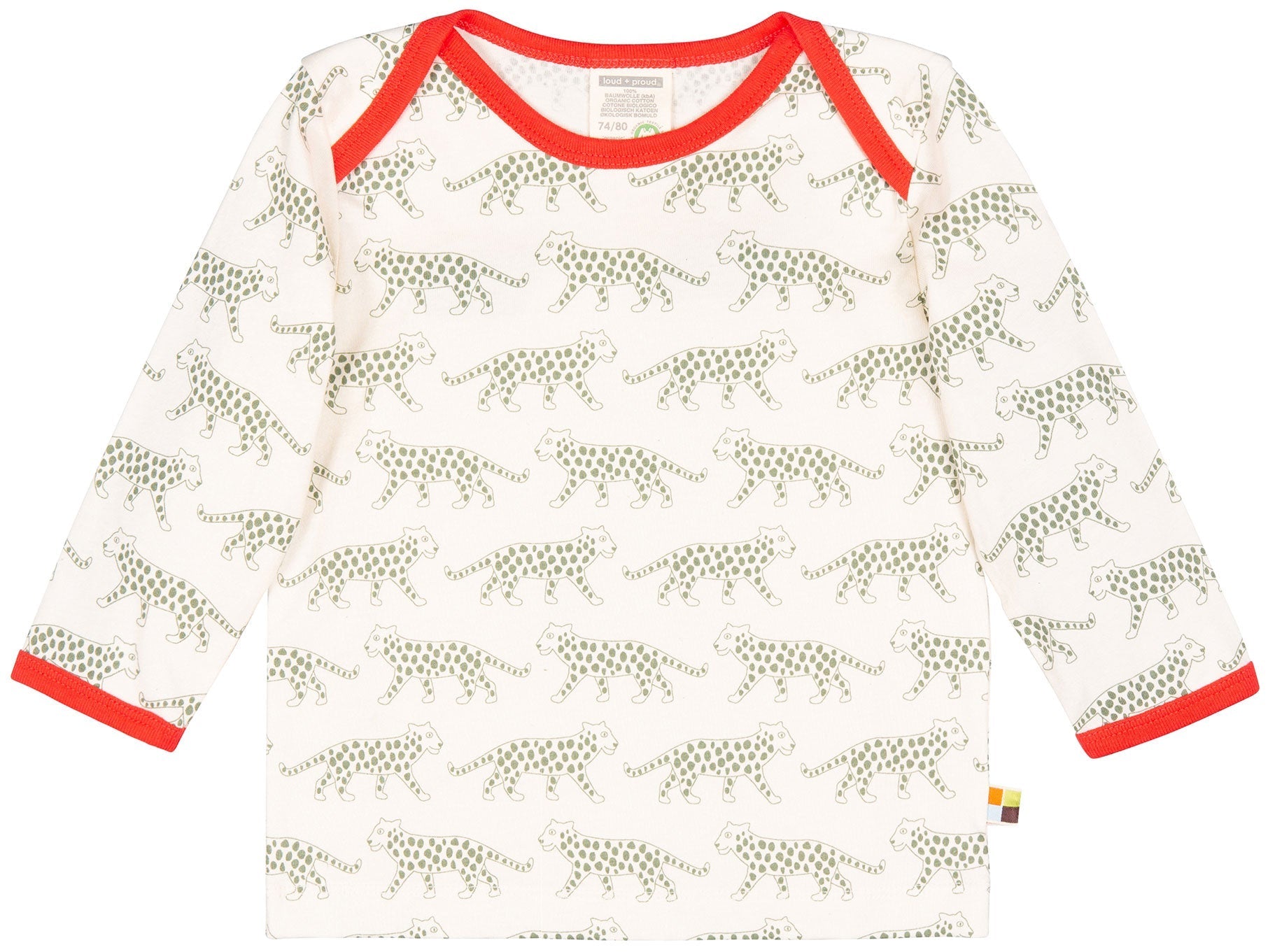  - Shirt, Druck - loud + proud - 1025-oli-62/68