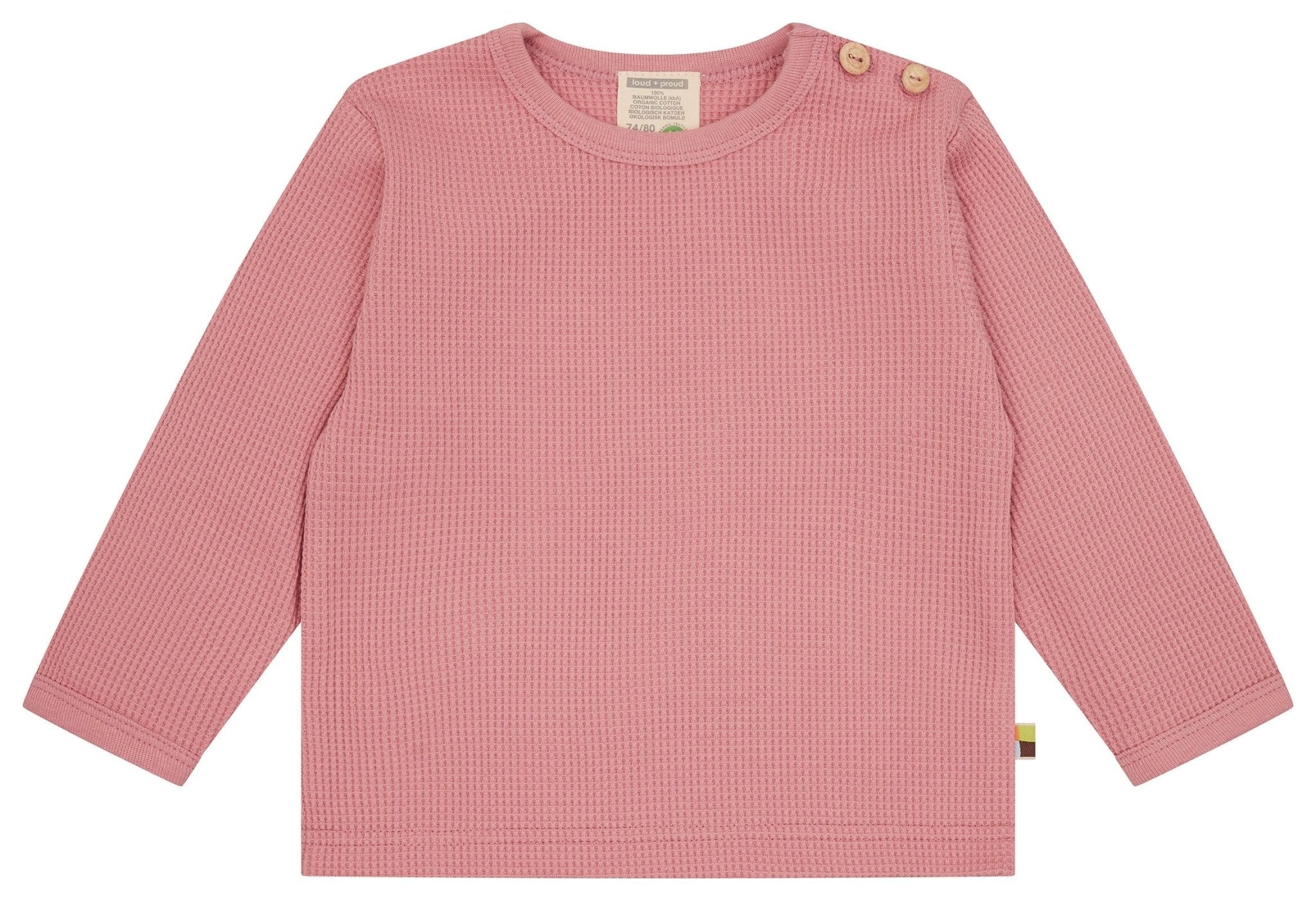Shirt in Waffelstruktur - loud + proud - 1203 - sor - 62/68