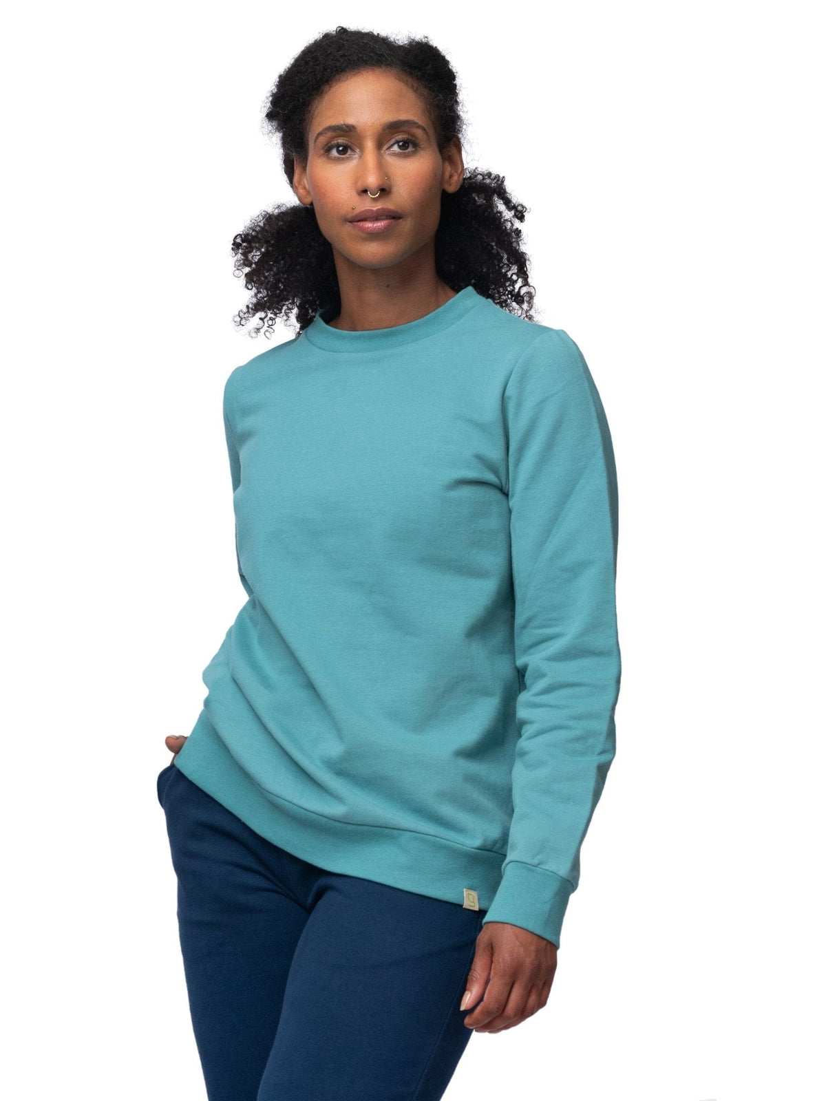 Shirt in weicher Sweat Qualität - loud + proud - G201-top-36