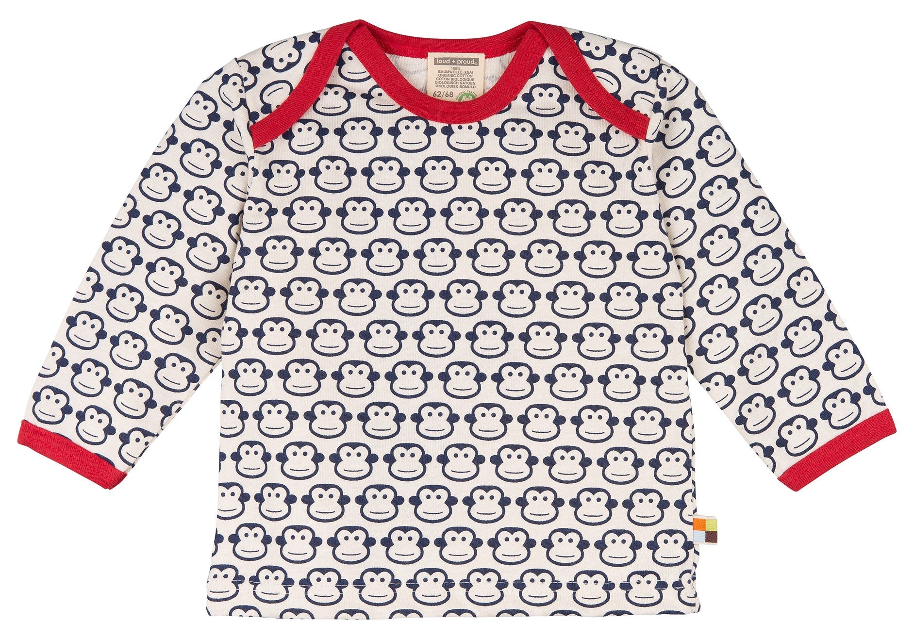  - Shirt Langarm Druck - loud + proud - 286-ny-62/68