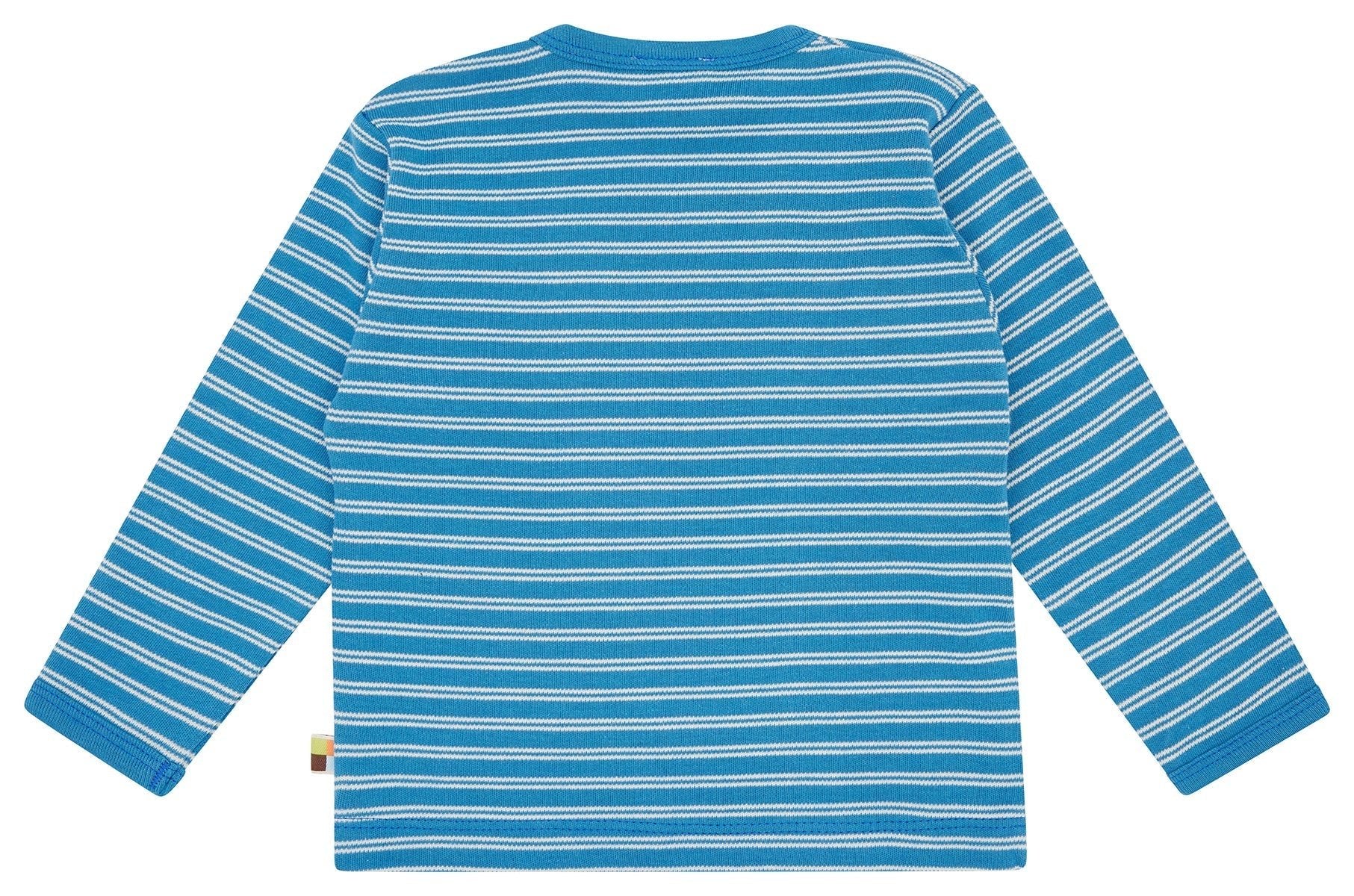 Shirt langarm gestreift - loud + proud - 1158 - azu - 62/68