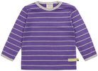 Shirt langarm gestreift - loud + proud - 1132 - vio - 62/68